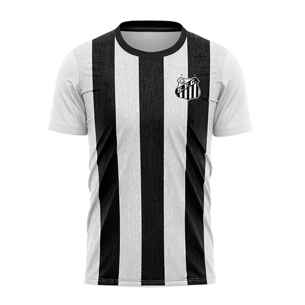 Camiseta Santos Prospective Masculina Branco e Preto - Compre