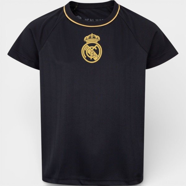 Camiseta Infantil Real Madrid Lenda Menino - Preto
