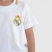 Camiseta Infantil Real Madrid Merengue Menino - Branco