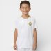 Camiseta Infantil Real Madrid Merengue Menino - Branco