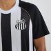 Camisa Santos Mosaico Masculino - Preto e Branco