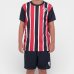 Camisa Infantil São Paulo Exultante Menino - Preto e Vermelho