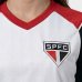 Camisa São Paulo Intensidade Feminina - Branco e Preto