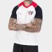 Camisa São Paulo Intensidade Masculina - Branco e Preto