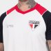 Camisa São Paulo Intensidade Masculina - Branco e Preto