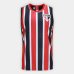 Regata São Paulo Braziline Masculina - Preto e Vermelho