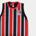 Regata São Paulo Braziline Masculina - Preto e Vermelho