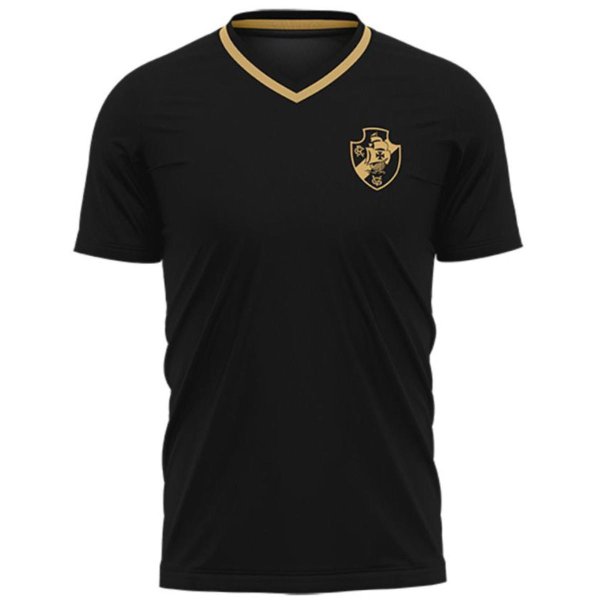 Camisa Clube Vasco Da Gama Masculino - Preto e Dourado