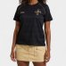 Camiseta Vasco da Gama Mosaico Raglan Feminina - Preto