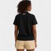 Camiseta Vasco da Gama Mosaico Raglan Feminina - Preto