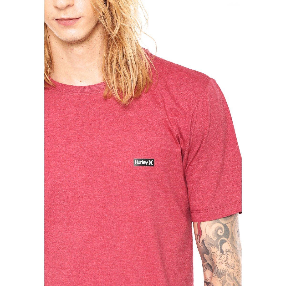 camiseta hurley vermelha