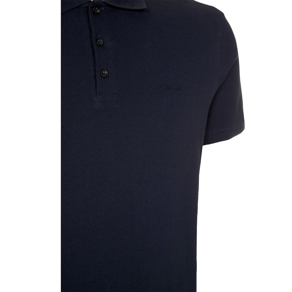 Camisa Polo John John Reta Logo Branca - Compre Agora