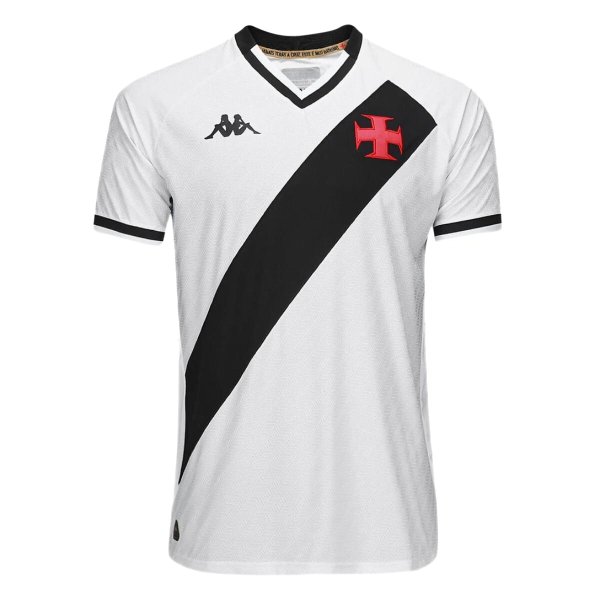 Camisa Vasco II 25/26 s/n Jogador Kappa Masculino - Branco e Preto