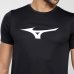 Camiseta Mizuno Run Spark Masculina - Preto e Branco
