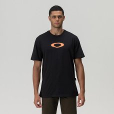 Camisa Oakley Extreme Gear Tee - Preto e Laranja