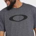 Camiseta Oakley O-Ellipse Masculina - Preto e Chumbo