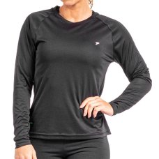 Camisa Poker Fator de Proteção UV 50+ Feminina - Preto Camisa Poker Fator de Proteção UV 50+ Feminina - Preto