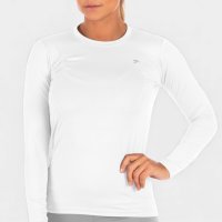 Camisa Poker Térmica Skin New Feminina - Branco