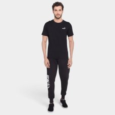 Camiseta Puma Essential 2 Color Small Logo Tee Masculina - Preto Camiseta Puma Essential 2 Color Small Logo Tee Masculina - Preto