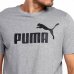 Camiseta Puma Essentials Logo Masculina - Cinza