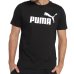 Camiseta Puma Essentials Logo Masculina - Preto