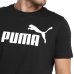 Camiseta Puma Essentials Logo Masculina - Preto