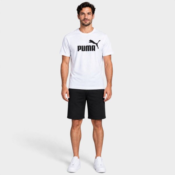 Camiseta Puma Essential Logo Tee Masculina - Branco