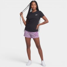 Camiseta Puma Small Logo Tee Feminina - Preto Camiseta Puma Small Logo Tee Feminina - Preto