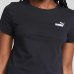 Camiseta Puma Small Logo Tee Feminina - Preto