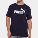 Camiseta Puma Logo Tee Masculina - Marinho