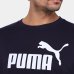 Camiseta Puma Logo Tee Masculina - Marinho