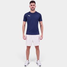 Camiseta Puma Team Goal Jersey Masculina - Azul Camiseta Puma Team Goal Jersey Masculina - Azul