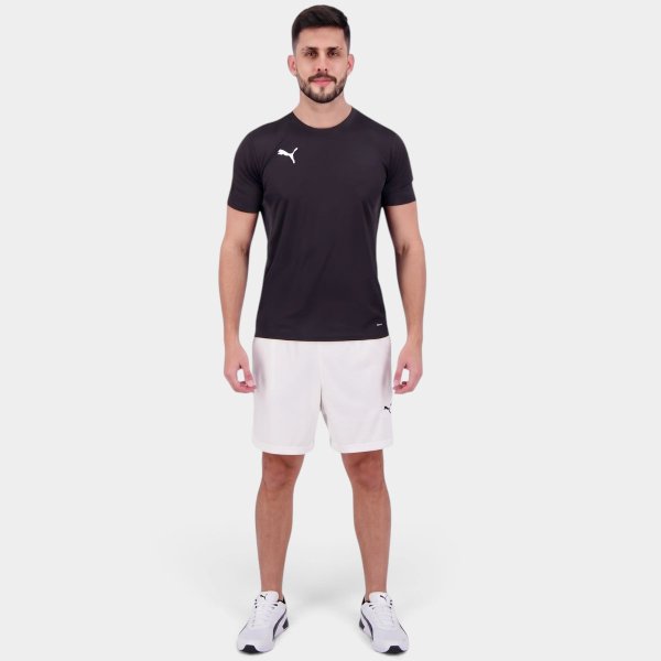 Camiseta Puma Team Goal Jersey Masculina - Preto