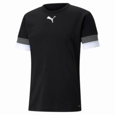 Camiseta Puma Masculina Teamrise Jersey - Preto e Branco