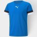 Camiseta Puma Team Rise Jersey Masculina - Azul e Preto