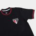Camisa São Paulo Classic RetrôMania Masculina - Preto