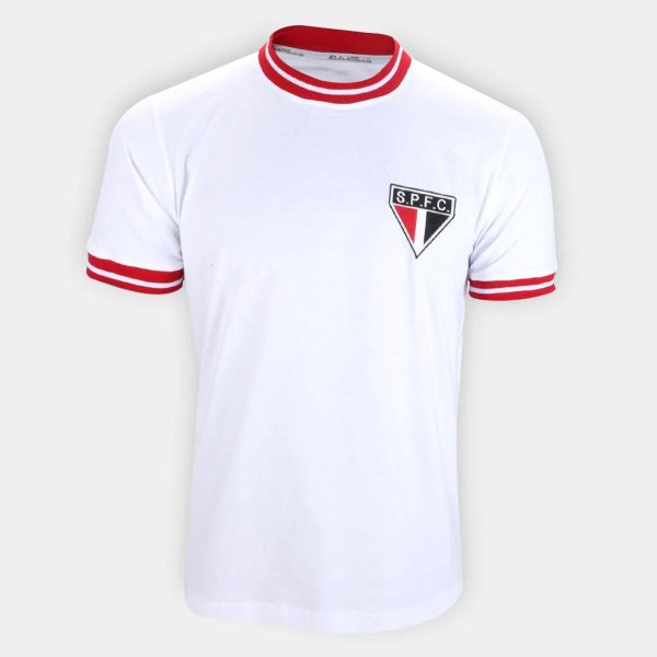 Camisa São Paulo RetrôMania Masculina - Branco