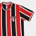 Camiseta São Paulo RetrôMania 1969 Listrada Masculina - Vermelho e Preto