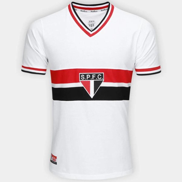 Camiseta São Paulo RetrôMania 1969 Masculina - Branco