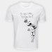Camiseta Santos Neymar Jr. Eu Vou Mas Eu Volto Masculina - Branco