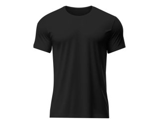 Camiseta Dry Fit Leve Masculina Microfuros Anti Suor Esportiva - Preto