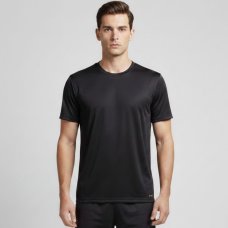 Camiseta Dry Fit Caban Masculina Microfuros Anti Suor Esportiva - Preto