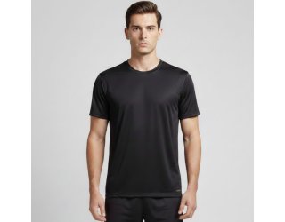 Camiseta Dry Fit The Men Masculina Microfuros Anti Suor Esportiva - Preto Camiseta Dry Fit The Men Masculina Microfuros Anti Suor Esportiva - Preto