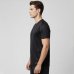 Camiseta Dry Fit Leve Masculina Microfuros Anti Suor Esportiva - Preto