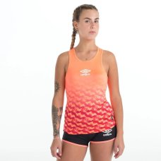 Regata Feminina Umbro Futevolei Graphic Camuflage - Coral