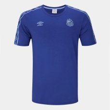 Camisa Santos 24/25 s/n° Concentração Umbro Masculina - Marinho