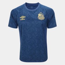 Camisa Santos 24/25 s/n° Treino Umbro Masculina - Marinho