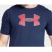 Camiseta Under Armour Big Logo Masculina - Azul e Vermelho