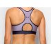 Top Under Armour Mid Keyhole - Roxo e Preto