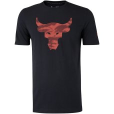 Camiseta Under Armour Project Rock Brahma Masculina - Preto